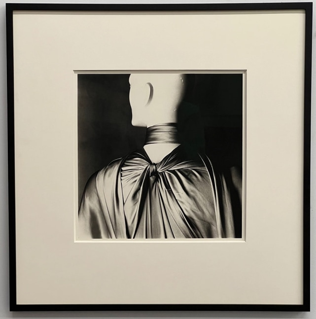 Vionnet Back Tie, New York, 1974

platinum-palladium print mounted on aluminum, ed. of 15

image: 15 1/2 x 15 1/2 in. (39.4 x 39.4 cm)

mount: 26 x 22 in. (66 x 55.9 cm)

framed: 28 7/8 x 28 3/8 in. (73.3 x 72.1 cm)