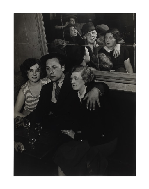 Groupe joyeux au bal musette des Quatre-Saisons (A happy group at the Bal des Quatre-Saisons), 1932

gelatin silver print on single weight paper

image: 11 3/4 x 9 in. / 29.9 x 22.9 cm

sheet: 11 3/4 x 9 in. / 29.9 x 22.9 cm

verso: signed, stamped &amp;lsquo;COPYRIGHT BRASSA&amp;Iuml; TOUS DROITS R&amp;Eacute;SERV&amp;Eacute;S&amp;rsquo;, inscribed &amp;lsquo;&amp;rdquo;Groupe Joyeux dans un bal Musette&amp;rdquo;. Paris en 1932&amp;rsquo;; &amp;lsquo;printed by Brassa&amp;iuml;&amp;rsquo;; &amp;lsquo;30cm x 23cm&amp;rsquo;; &amp;lsquo;P. 79&amp;rsquo;; &amp;lsquo;Pl. 10&amp;rsquo;; &amp;lsquo;PN1638/4&amp;rsquo;