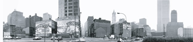 Corner of Chambers and Greenwich Streets, 1979

gelatin silver print, edition of 5

15 1/2 x 70 1/2 in. / 39.4 x 179.1 cm