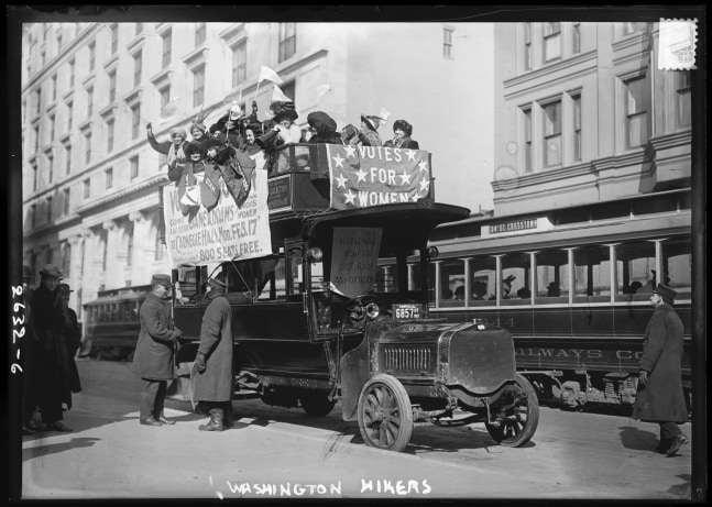 Suffragists, New York, New York, February 11, 1913 (Courtesy Library of Congress)