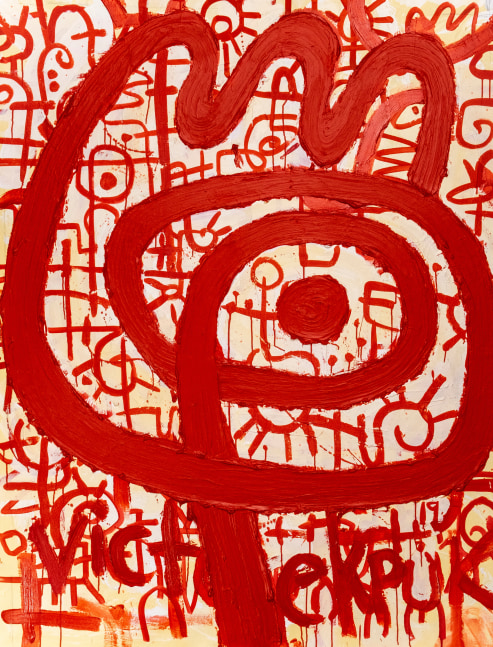 Victor Ekpuk

Composition in Red 1&amp;nbsp;(2019)

Acrylic on canvas

66 x 48&amp;nbsp;in.

$30,000