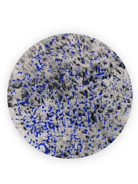 Nasr Eddine Bennacer
Je Respire Sous L&amp;#39;eau 4
Gouache on Japanese paper mounted on canvas
33.5 in. diameter
​2019
$18,000