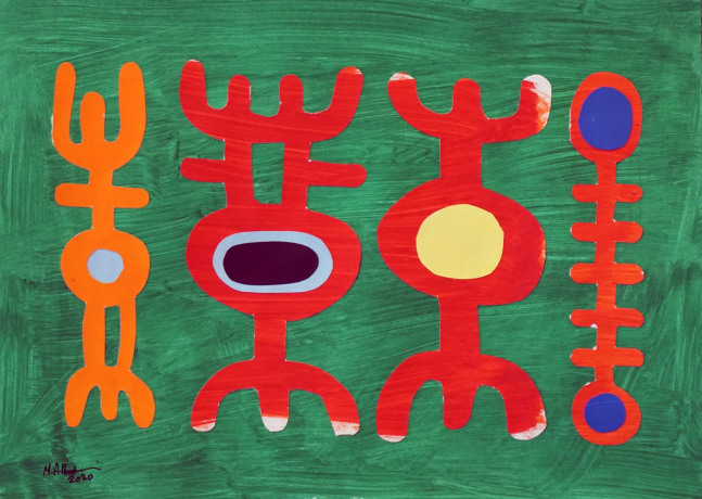 Mohamed Ahmed Ibrahim

Spring (2020)

Acrylic and collage&amp;nbsp;on paper

16.5 x 12&amp;nbsp;in.&amp;nbsp;

&amp;nbsp;