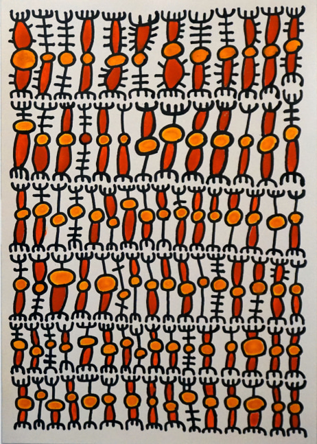 Mohamed Ahmed Ibrahim

Untitled 2&amp;nbsp;(2020)

Acrylic and ink on paper

20 x 14 in.