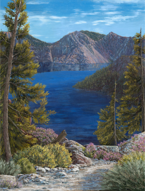 Crater Lake in Spring,&amp;nbsp;2015
Oil on canvas
48 x 36 inches

SOLD