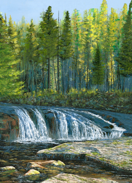 South Umpqua Falls, 2017
Oil on canvas
48 x 36 inches

AVAILABLE