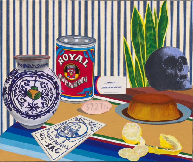 Still-Life with 'One-A-Day' Pill and Peeled Lemon, 2023