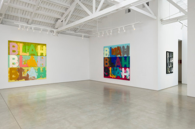 Mel Bochner, Installation view, 2019
