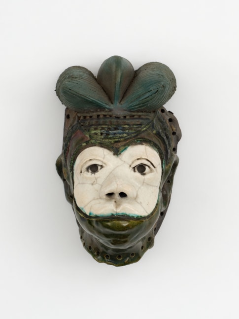 Akinsanya Kambon Fang (Pangwe) Camaroon , 2009 Raku fired ceramic 7 x 4 x 4 inches