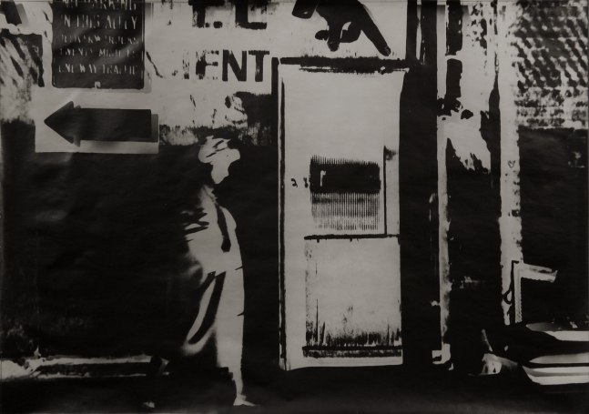 Venice Alley, 1963  Silver gelatin print  14 x 19 Inches