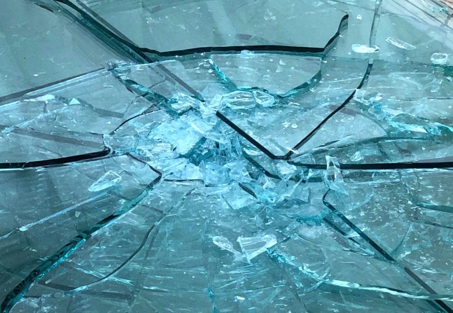 Shattered Off Center (detail), 1968-71/2020