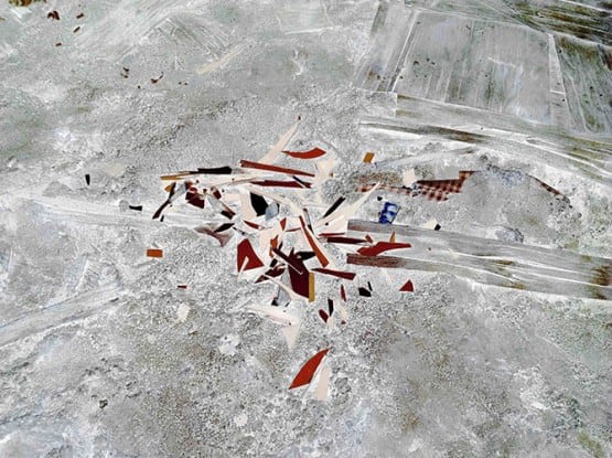 IPS #3516 Broken Glass Self Portrait), 2011