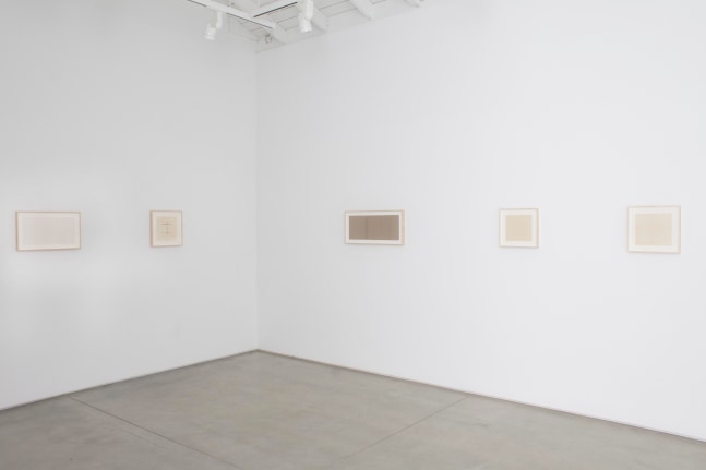 Robert Barry Paintings and Works on Paper from the 1960s​, installation view