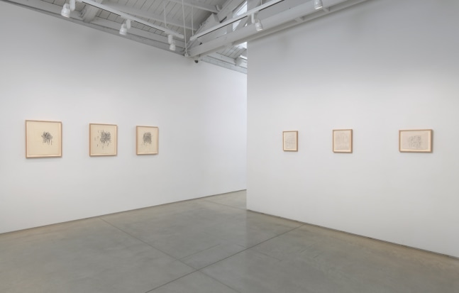 Craig Kauffman Drawings from 1958-9​, installation view