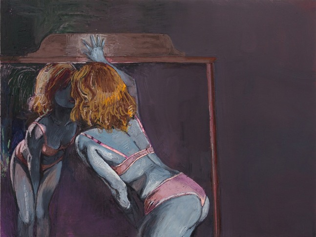 Girl Gazing with Reflection, 2022