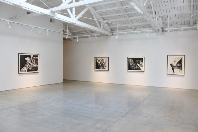 Jay DeFeo Paintings on Paper 1986 - 1987​, installation view
