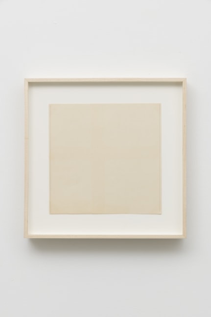 Untitled (two light vertical pencil lines), 1967