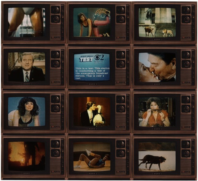 This is Only a Test, 1986 Dye Bleach Prints With Offset Lithography 52 x 57 inches