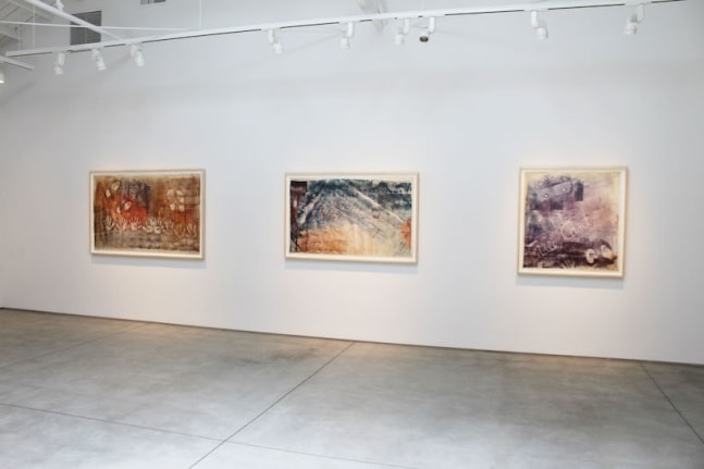 Sari Dienes &quot;Dear Sid, with Love&quot; The Hollywood Rubbings​, installation view