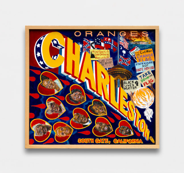 Charleston Brand, 2016 Acrylic on canvas 10 x 11 inches