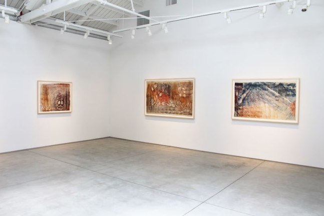 Sari Dienes &quot;Dear Sid, with Love&quot; The Hollywood Rubbings​, installation view