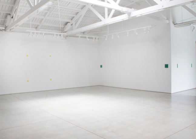 Robert Barry Paintings and Works on Paper from the 1960s​, installation view