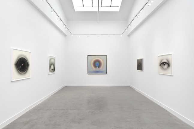 Installation view of Rodolfo Abularach: A Cosmic Vision, 2025