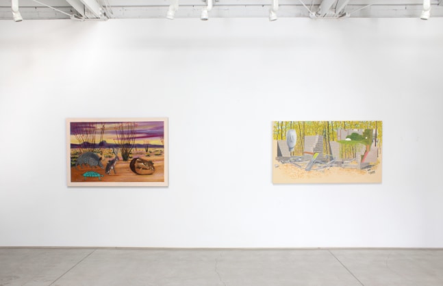 Installation view of Time and Place​​​​​​​, 2021