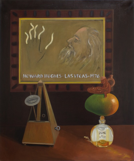 Raul Guerrero, Still Life with Portrait of Howard Hughes, 2012