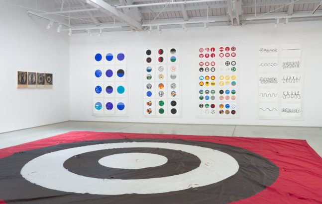 Installation image of 'Matt Mullican: Things Change in Heaven', 2021