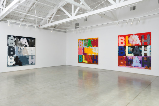 Mel Bochner, Installation view, 2019