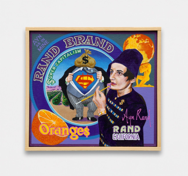 Rand Brand, 2011 Acrylic on canvas 10 x 11 inches