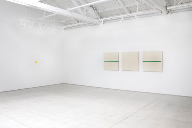 Robert Barry Paintings and Works on Paper from the 1960s​, installation view
