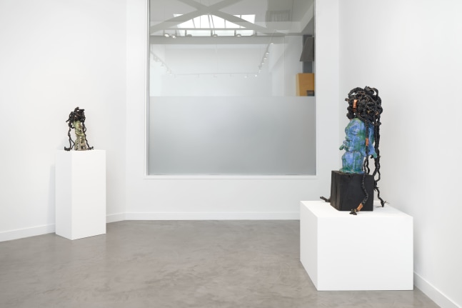 Installation view of Leilah Babirye & Reverend Joyce McDonald