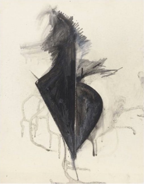 Jay DeFeo, Untitled (Shoetree series), 1977