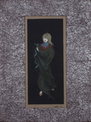 Untitled (Woman with bird), n.d.