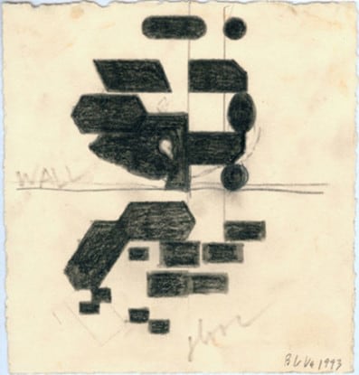 Untitled (wall floor), 1993
