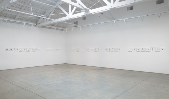 Allan McCollum's Traces, installation view