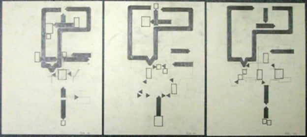 Untitled (hotel room triptych), 2002