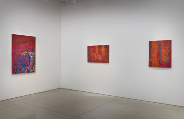 Installation view of Lee Mullican The Marble Drawings: 1966 - 1970​​​​​​​, 2018