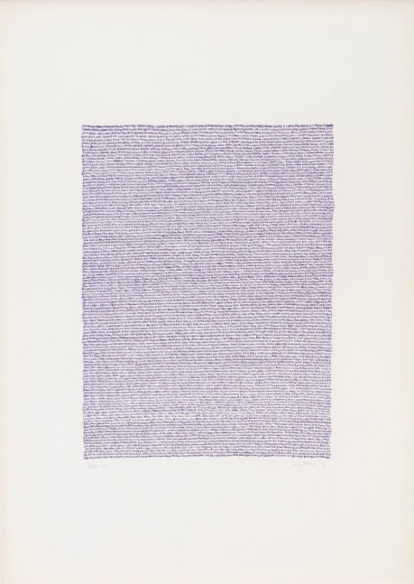 Irma Blank  Eigenschriften, Pagina 15, 1970