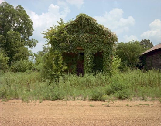 Building with False Brick Siding, Warsaw, Alabama (Far View), 1984