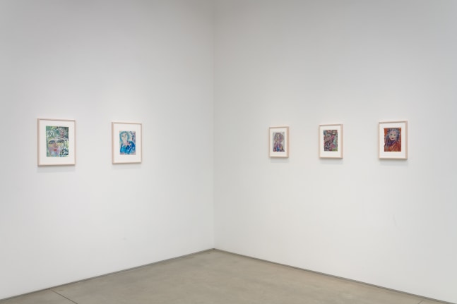 Installation view of Vaginal Davis' solo exhibition Macha Family Romance​​​​​​​, 2023