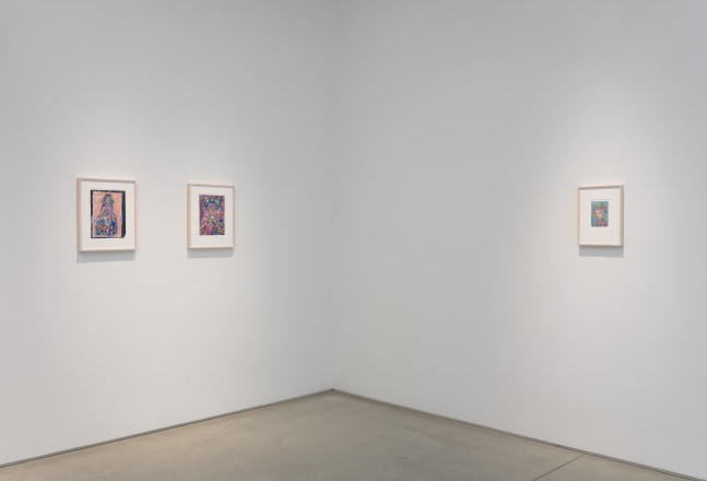 Installation view of Vaginal Davis' solo exhibition Macha Family Romance​​​​​​​, 2023