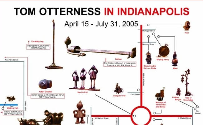 Tom Otterness in Indianapolis