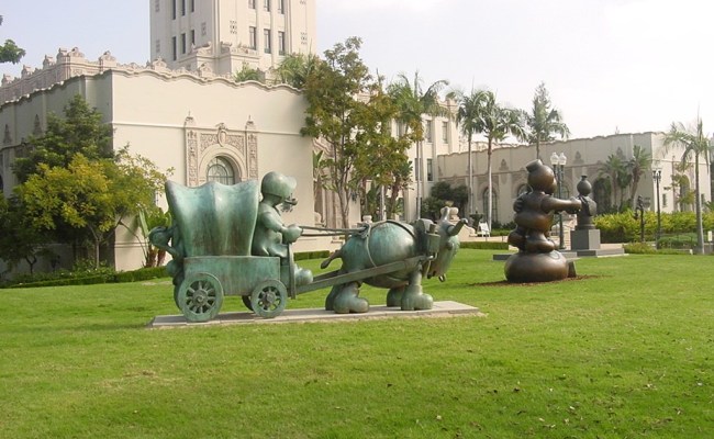 Tom Otterness in Beverly Hills
