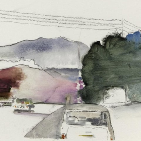 Review on Artdaily: Wendy Mark returns to watercolors and oils on paper in new exhibition at Jill Newhouse Gallery, October 211