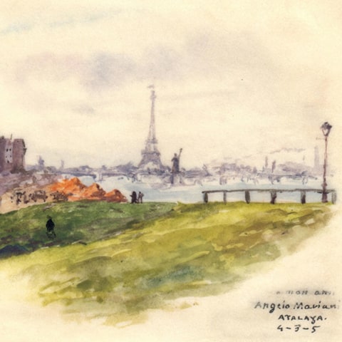 Artdaily: Jill Newhouse Gallery presents Views of Paris in 1904-5 by Enrique Atalaya