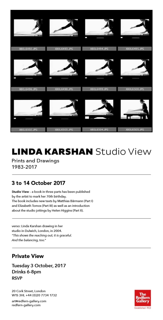LINDA KARSHAN Studio View, Prints &amp; Drawings