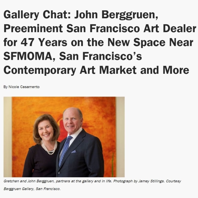 Gallery Chat with John Berggruen